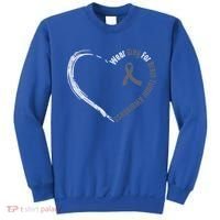 Wear Grey For Brain Tumor Awareness Brain Cancer Cool Gift Sweatshirt thumb 0