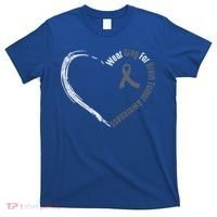 Wear Grey For Brain Tumor Awareness Brain Cancer Cool Gift T-Shirt thumb 0