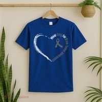 Wear Grey For Brain Tumor Awareness Brain Cancer Cool Gift T-Shirt thumb 2