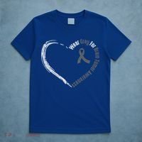 Wear Grey For Brain Tumor Awareness Brain Cancer Cool Gift T-Shirt thumb 5