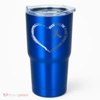 Wear Grey For Brain Tumor Awareness Brain Cancer Cool Gift Tumbler thumb 0