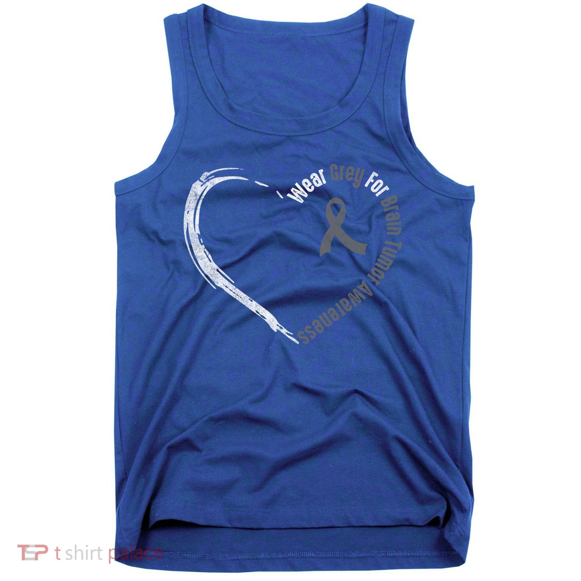 Wear Grey For Brain Tumor Awareness Brain Cancer Cool Gift Tank Top
