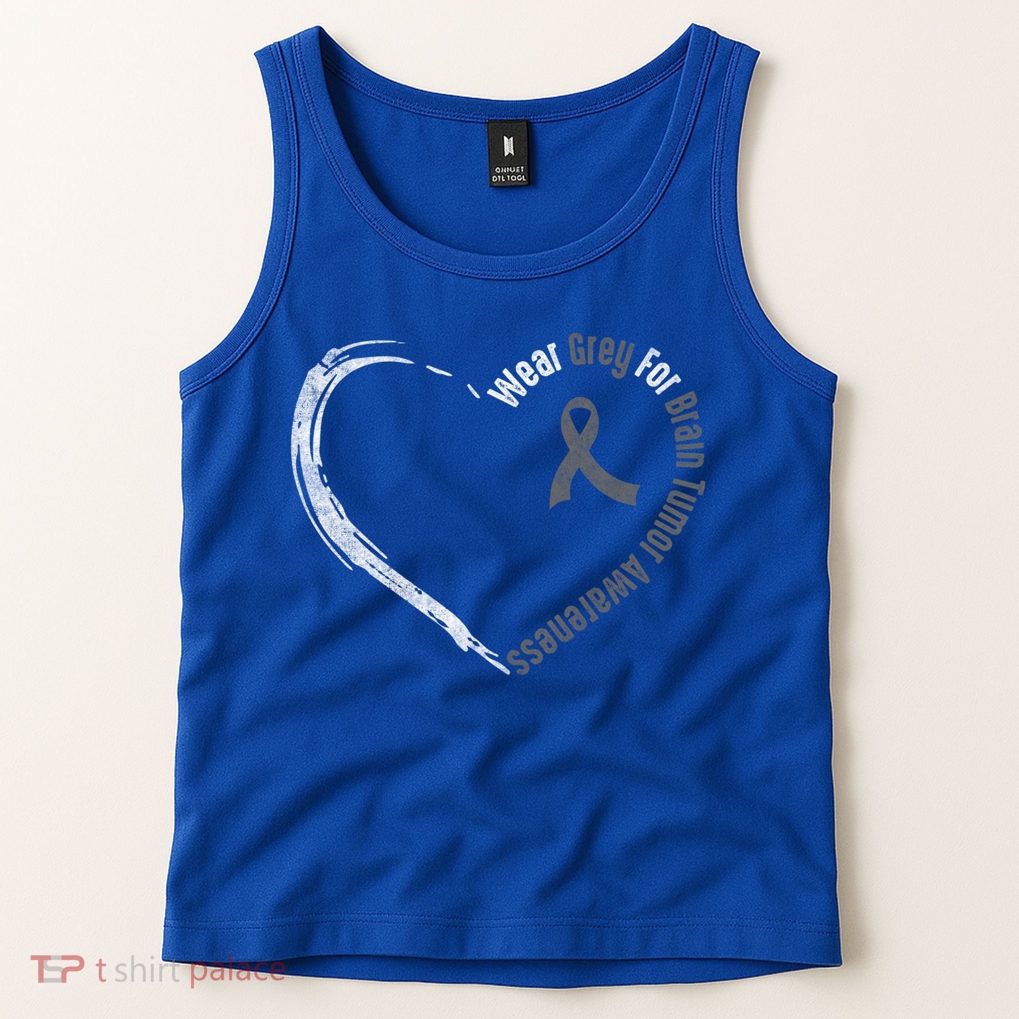 Wear Grey For Brain Tumor Awareness Brain Cancer Cool Gift Tank Top