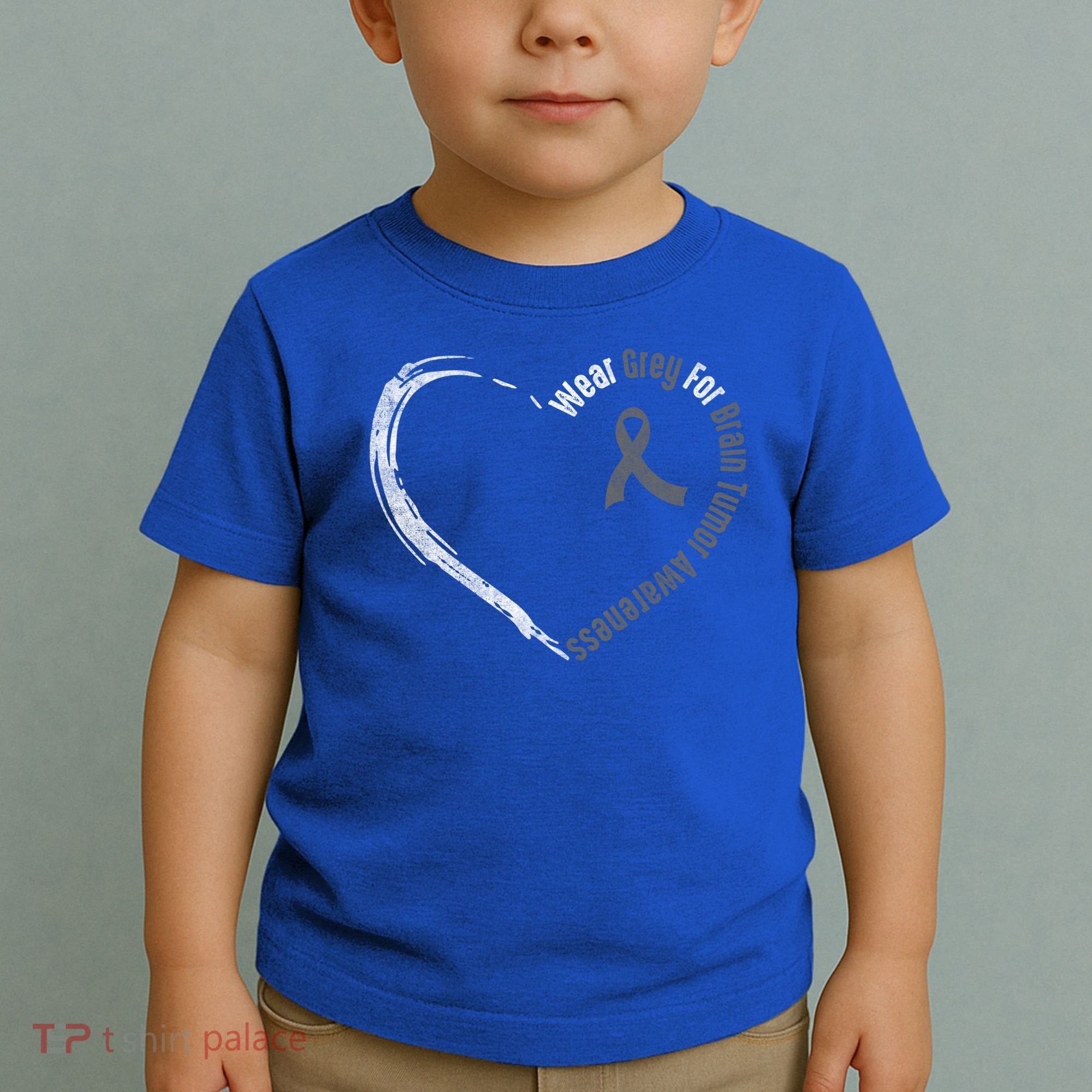 Wear Grey For Brain Tumor Awareness Brain Cancer Cool Gift Toddler T-Shirt