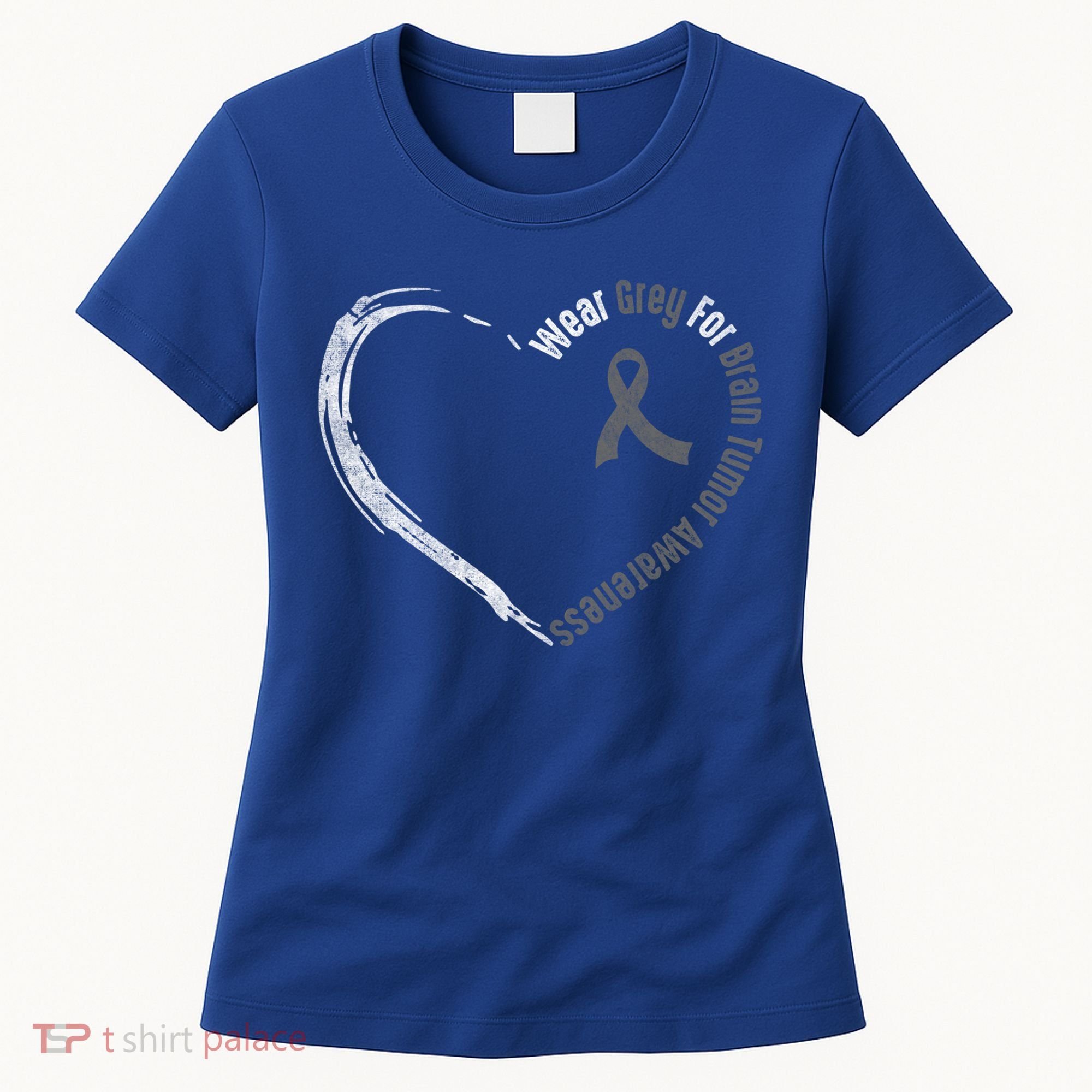 Wear Grey For Brain Tumor Awareness Brain Cancer Cool Gift Women's T-Shirt