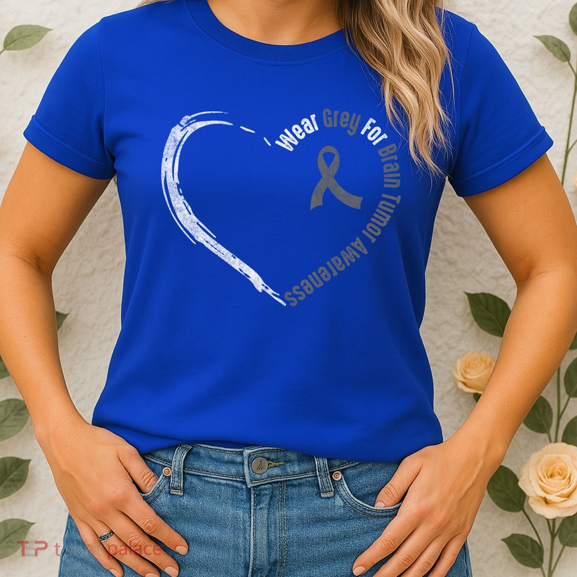 Wear Grey For Brain Tumor Awareness Brain Cancer Cool Gift Women's T-Shirt