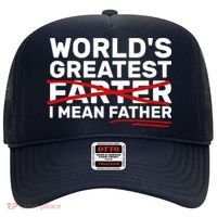 World's Greatest Farter I Mean Father Fathers Day Hat thumb 0