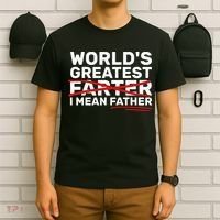World's Greatest Farter I Mean Father Fathers Day T-Shirt thumb 6