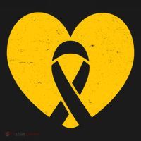 Wear Gold For Childhood Cancer Awareness Ribbon Women's Hoodie thumb 2