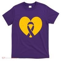 Wear Gold For Childhood Cancer Awareness Ribbon T-Shirt thumb 0
