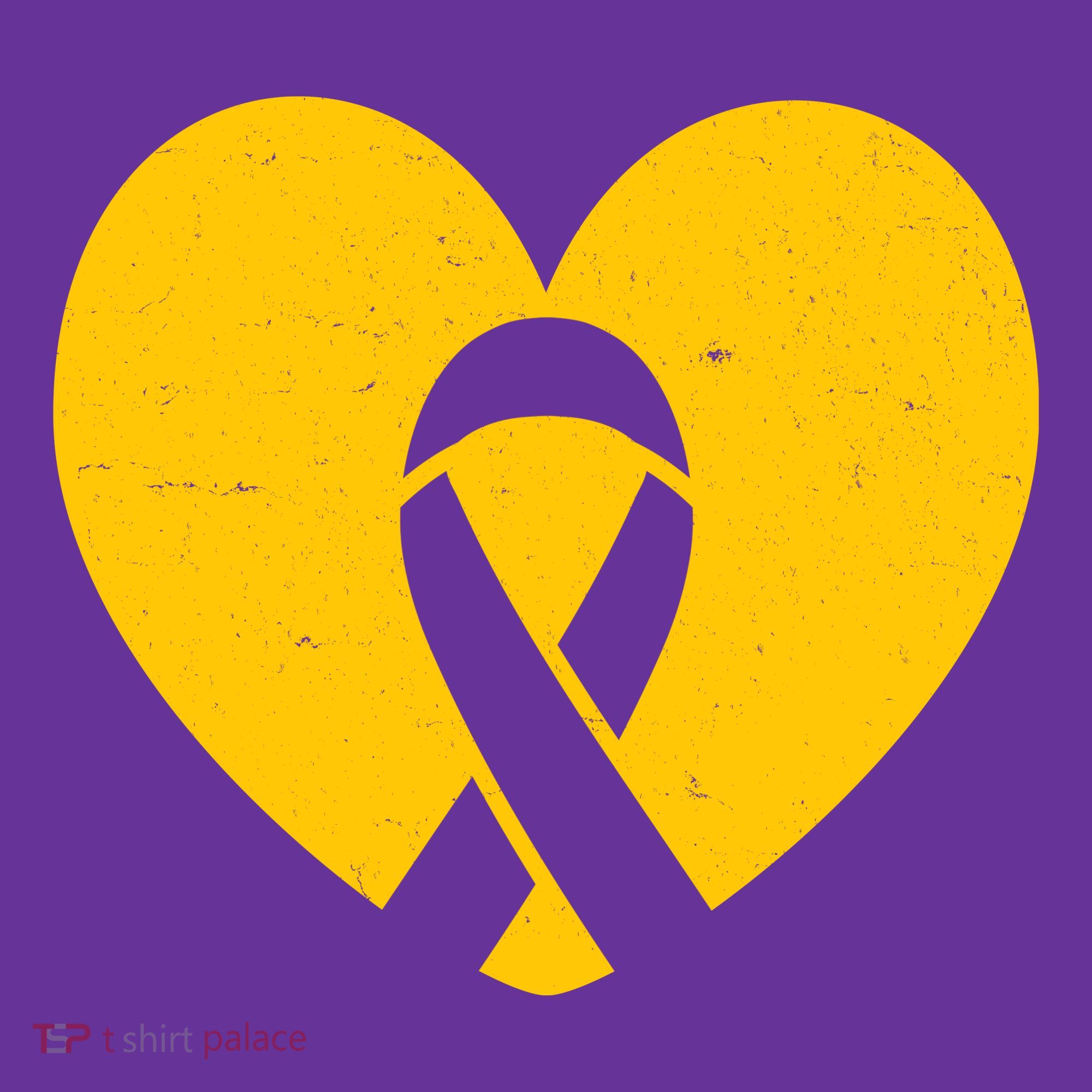 Wear Gold For Childhood Cancer Awareness Ribbon T-Shirt
