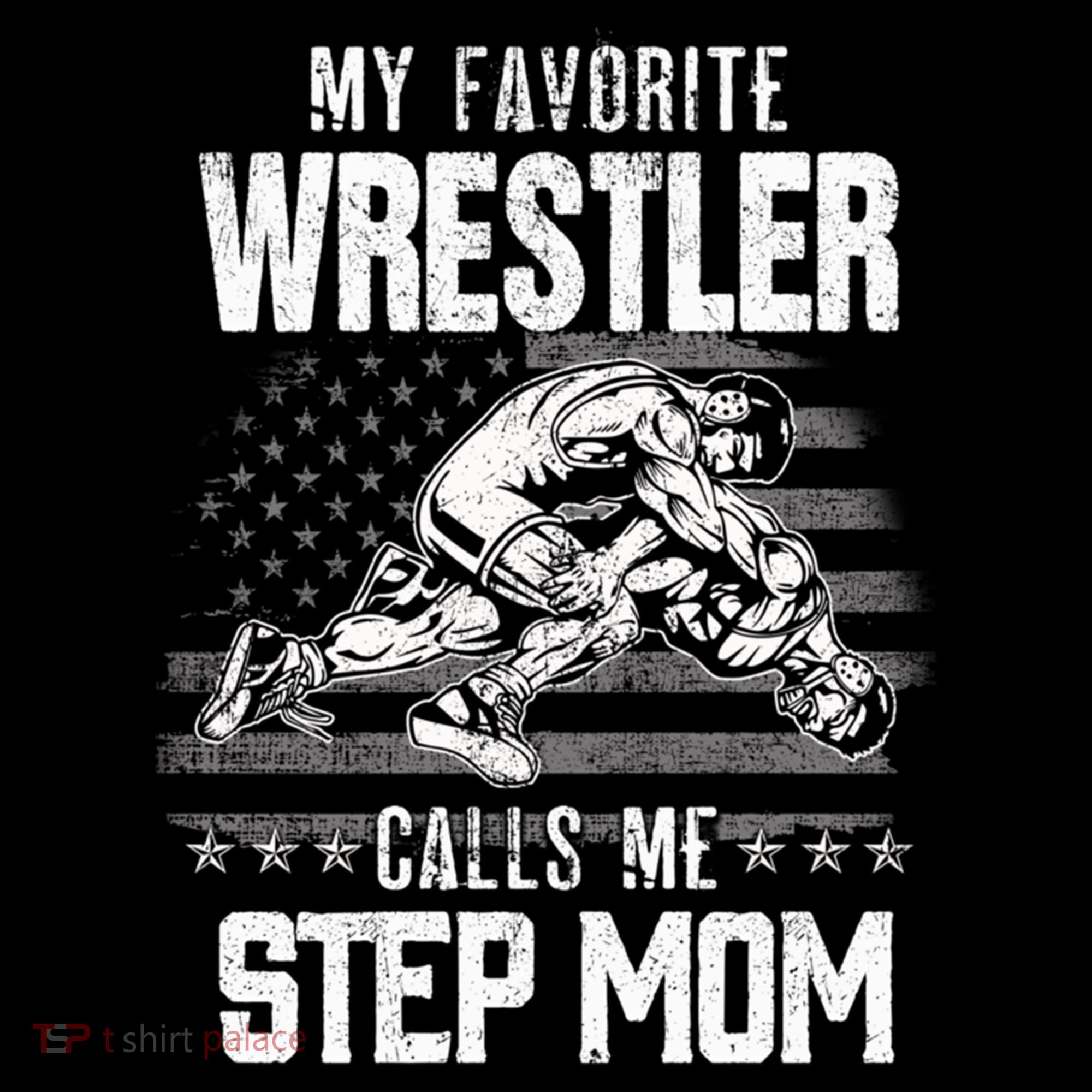 Wrestling Gift Favorite Wrestler Calls Me Step Mom Gift Coffee Mug