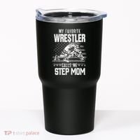 Wrestling Gift Favorite Wrestler Calls Me Step Mom Gift Tumbler thumb 0