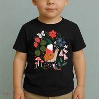 Whimsical Garden Gnome Riding Snail Toddler T-Shirt thumb 2