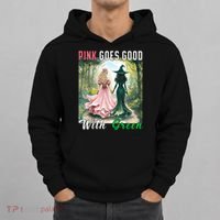 Witch Goes Good With Green Halloween Witch Hoodie thumb 0