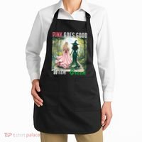 Witch Goes Good With Green Halloween Witch Apron thumb 2