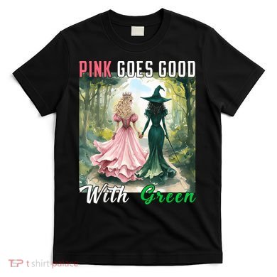 Witch Goes Good With Green Halloween Witch T-Shirt