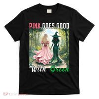 Witch Goes Good With Green Halloween Witch T-Shirt thumb 0