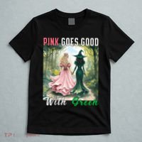 Witch Goes Good With Green Halloween Witch T-Shirt thumb 5
