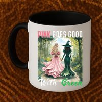 Witch Goes Good With Green Halloween Witch Coffee Mug thumb 2
