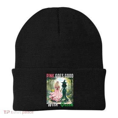 Witch Goes Good With Green Halloween Witch Beanie