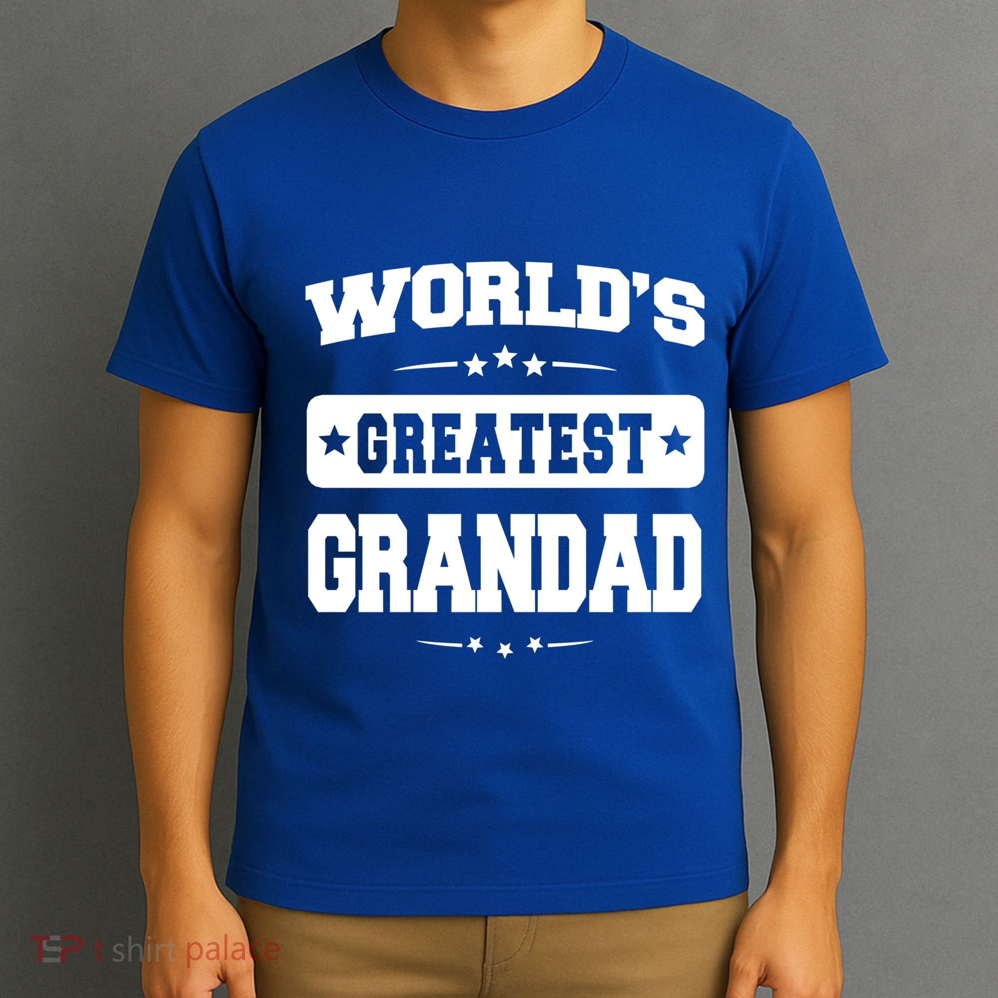 Worlds Greatest Grandad Dad Birthday Fathers Day Gift T-Shirt