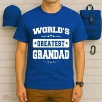 Worlds Greatest Grandad Dad Birthday Fathers Day Gift T-Shirt thumb 6