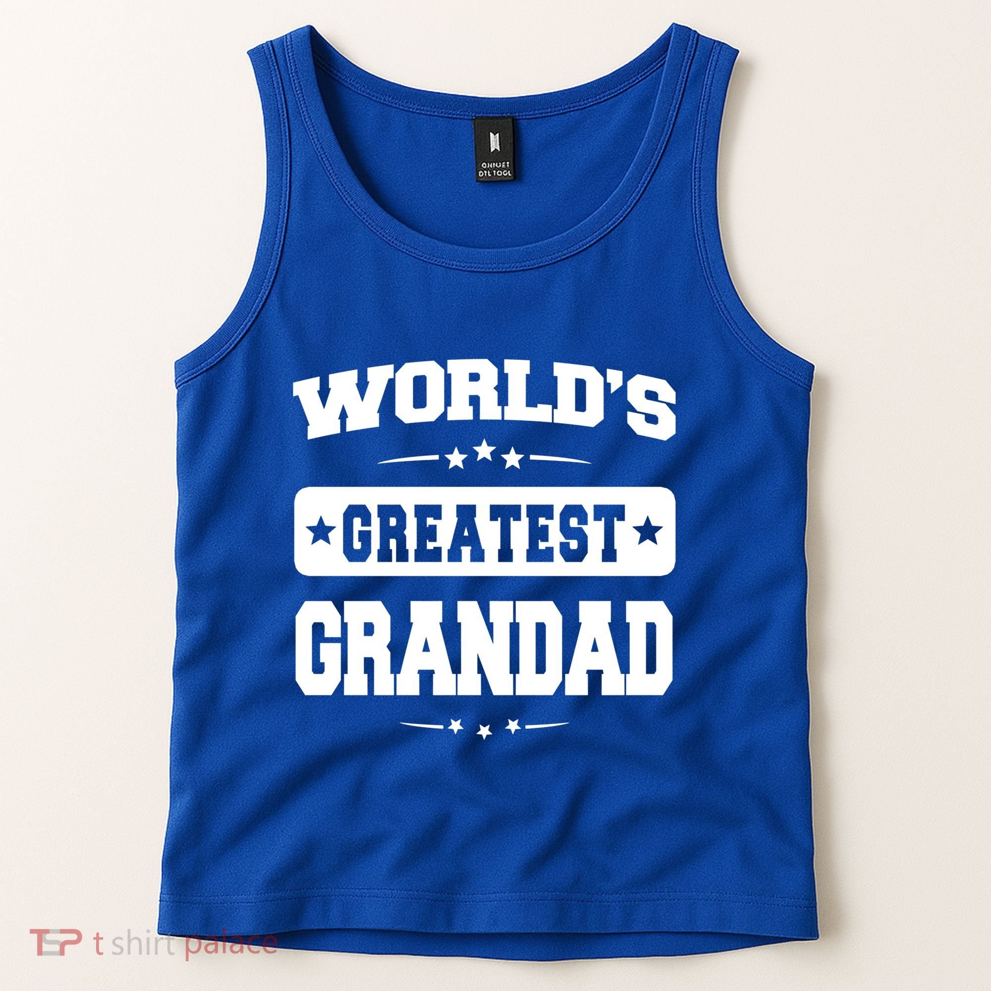 Worlds Greatest Grandad Dad Birthday Fathers Day Gift Tank Top