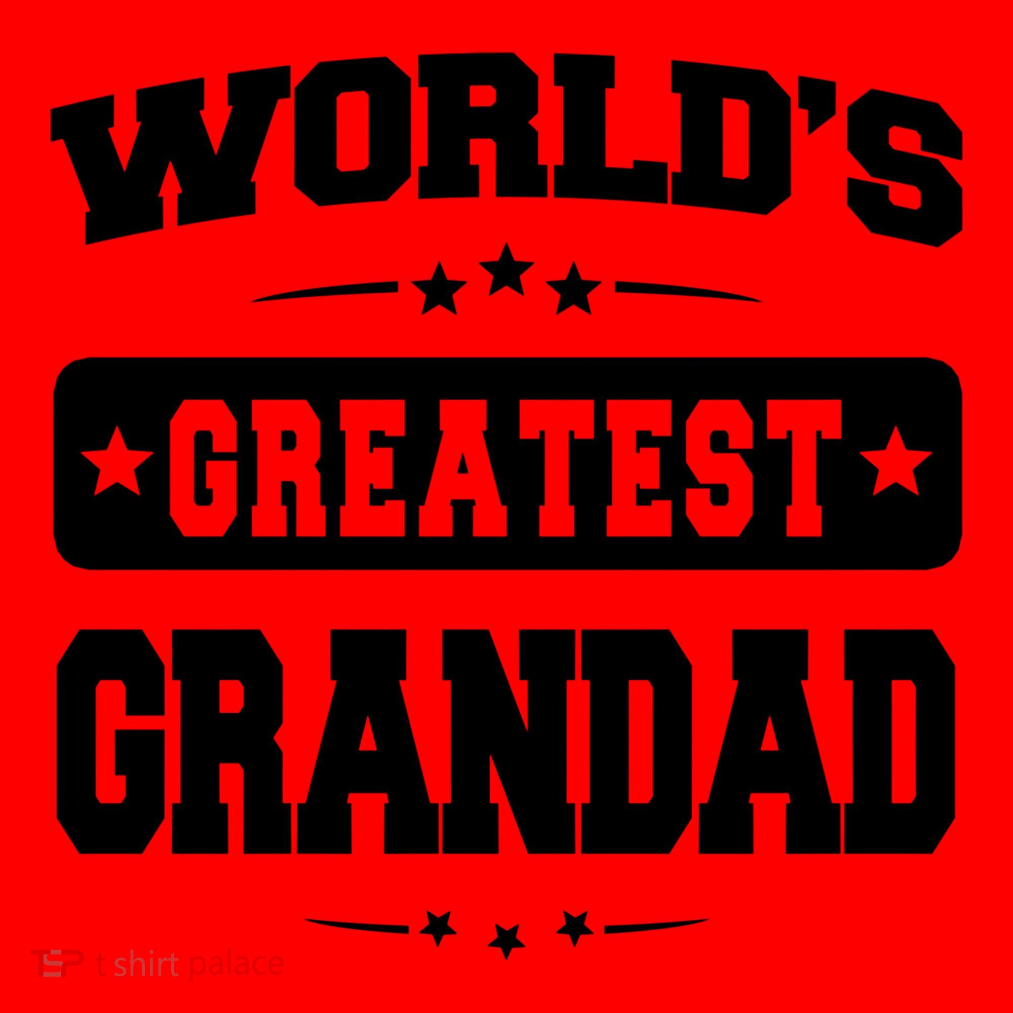 Worlds Greatest Grandad Dad Birthday Fathers Day Gift Santa Hat