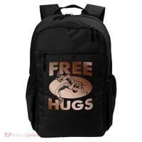 Wrestling Great Gift Great Gift Funny Free Hugs Wrestling Gift Backpack thumb 0