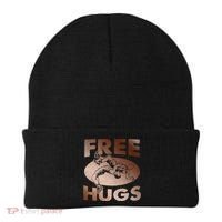 Wrestling Great Gift Great Gift Funny Free Hugs Wrestling Gift Beanie thumb 0