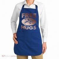 Wrestling Great Gift Great Gift Funny Free Hugs Wrestling Gift Apron thumb 2
