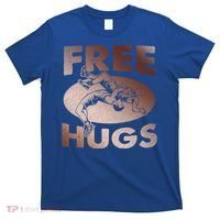 Wrestling Great Gift Great Gift Funny Free Hugs Wrestling Gift T-Shirt thumb 0