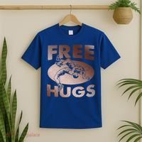 Wrestling Great Gift Great Gift Funny Free Hugs Wrestling Gift T-Shirt thumb 2