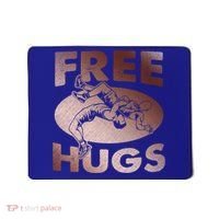 Wrestling Great Gift Great Gift Funny Free Hugs Wrestling Gift Mousepad thumb 0