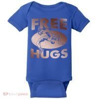 Wrestling Great Gift Great Gift Funny Free Hugs Wrestling Gift Baby Bodysuit thumb 0