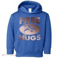Wrestling Great Gift Great Gift Funny Free Hugs Wrestling Gift Toddler Hoodie thumb 0