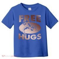 Wrestling Great Gift Great Gift Funny Free Hugs Wrestling Gift Toddler T-Shirt thumb 0
