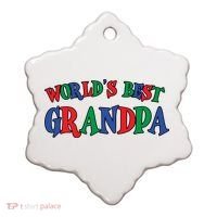 World's Greatest Grandpa Ceramic Ornament thumb 0