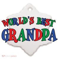 World's Greatest Grandpa Ceramic Ornament thumb 2