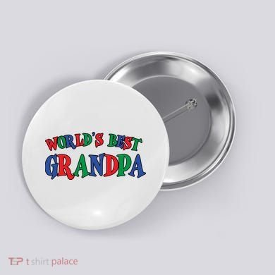 World's Greatest Grandpa Button