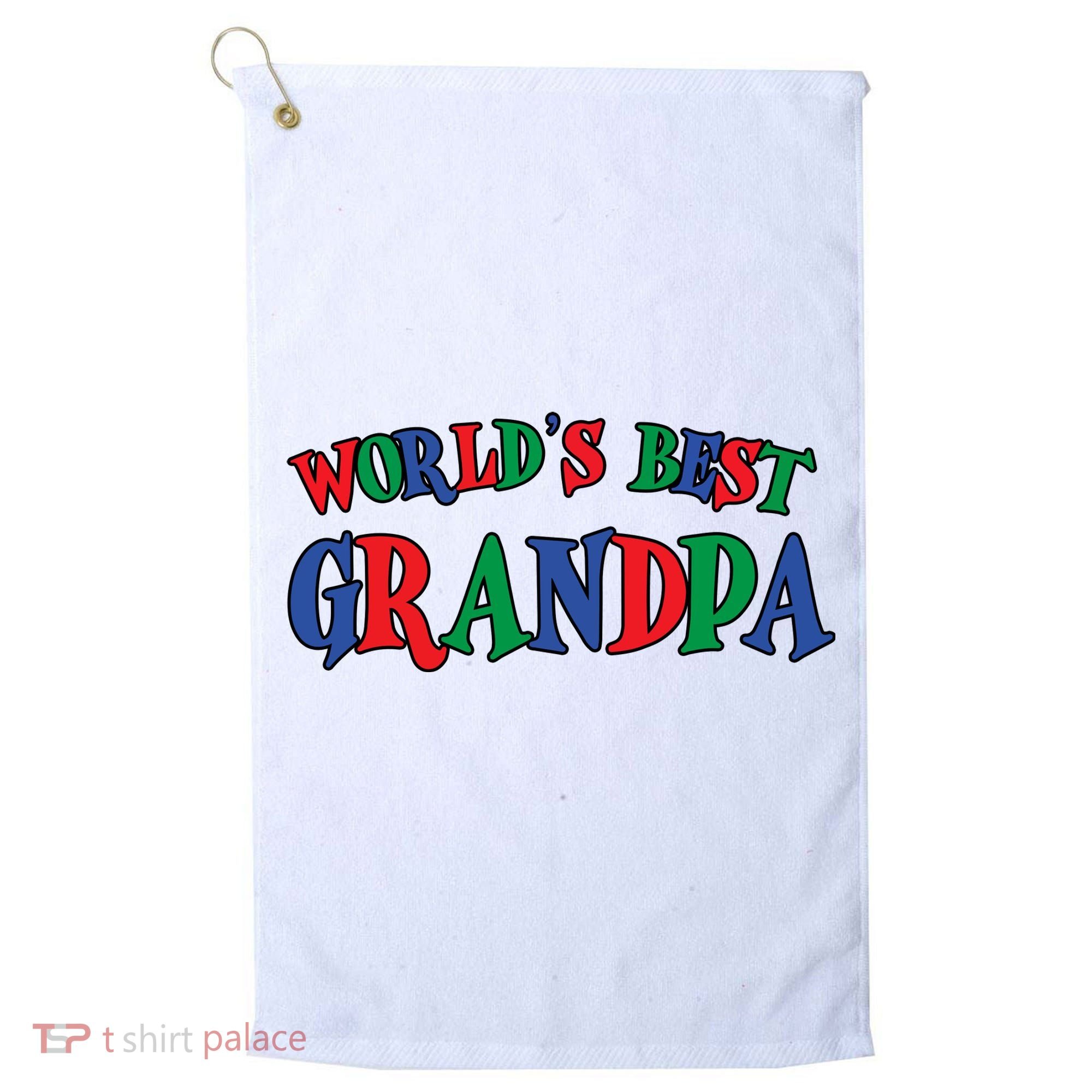 World's Greatest Grandpa Golf Towel