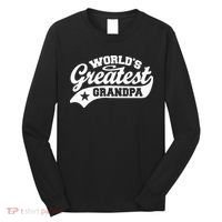 Worlds Greatest Grandpa Funny Fathers Day Long Sleeve Shirt thumb 0