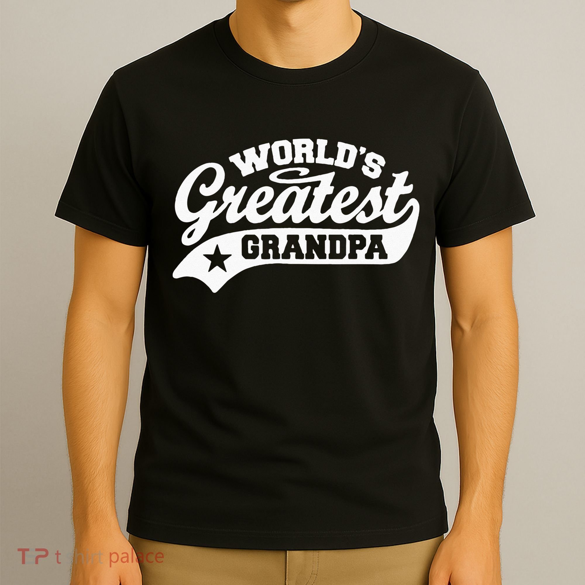 Worlds Greatest Grandpa Funny Fathers Day T-Shirt