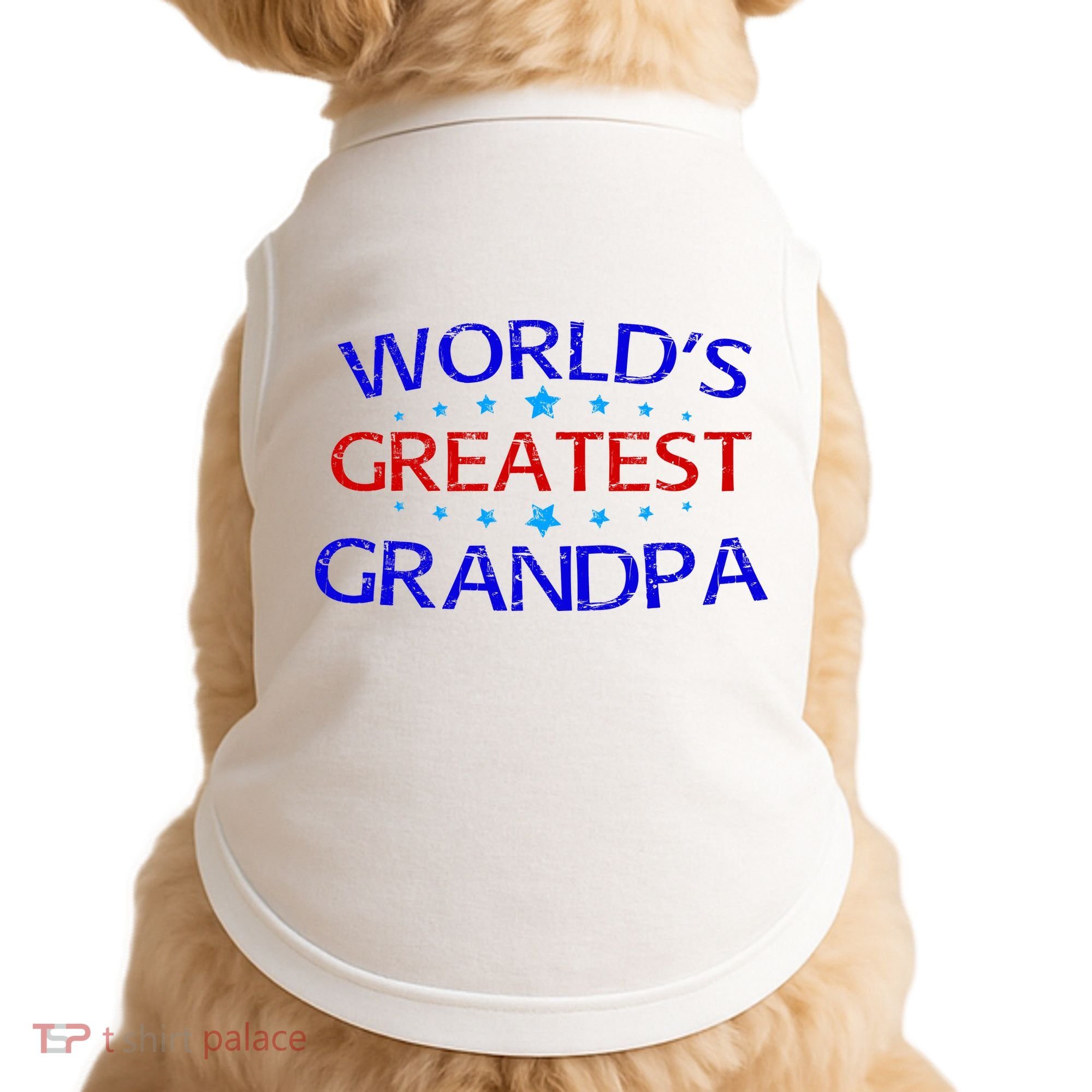 Worlds Greatest Grandpa Doggie Tank