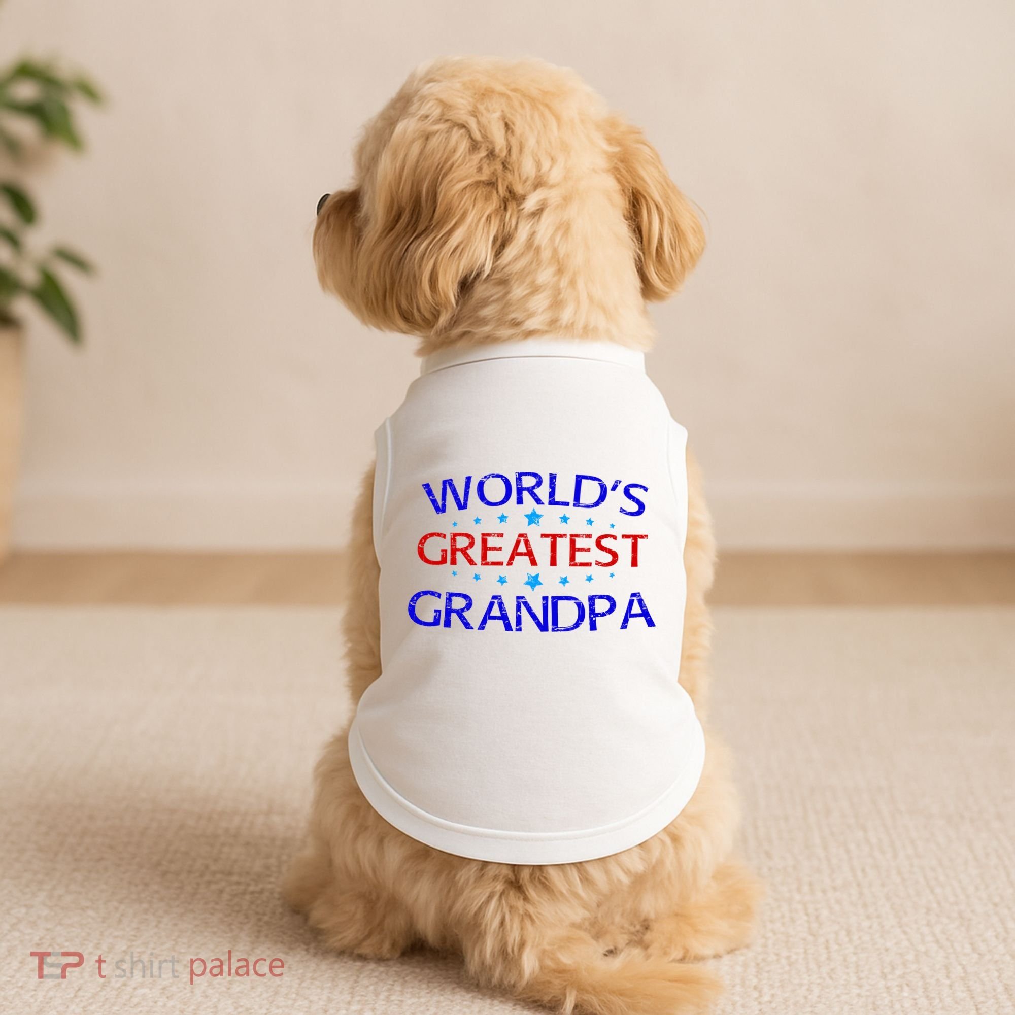Worlds Greatest Grandpa Doggie Tank
