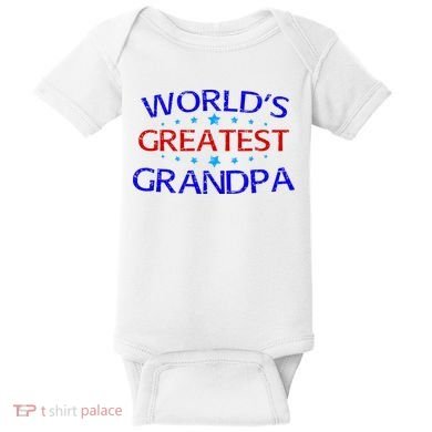 Worlds Greatest Grandpa Baby Bodysuit