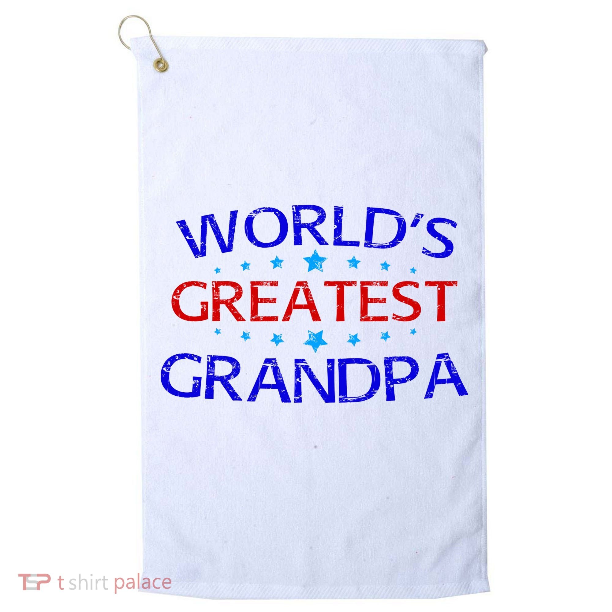 Worlds Greatest Grandpa Golf Towel