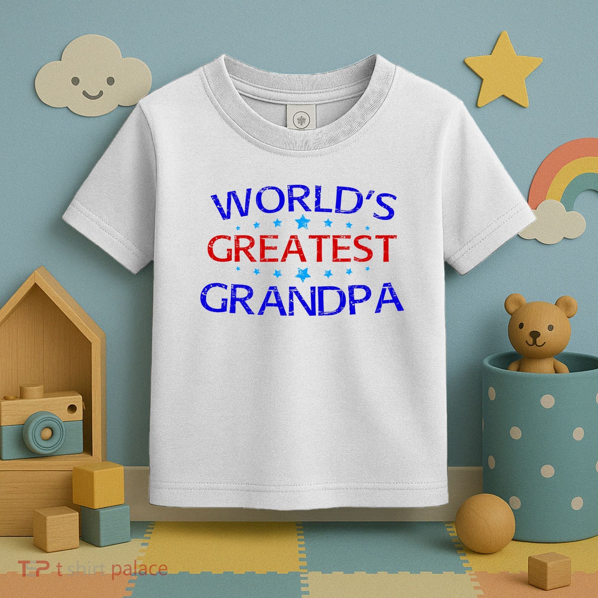 Worlds Greatest Grandpa Toddler T-Shirt