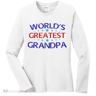 Worlds Greatest Grandpa Women's Long Sleeve Shirt